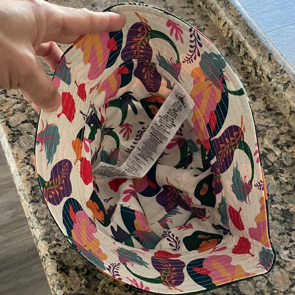Little Mermaid Adult Bucket Hat - Navy with Orange and Pink - Picture 2 of 6